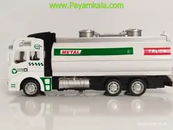 ماکت فلزی عقبکش کامیون اسکانیا حمل سوخت رنگ تانکر سبز طرح 02