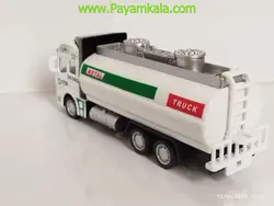 ماکت فلزی عقبکش کامیون اسکانیا حمل سوخت رنگ تانکر سبز طرح 02