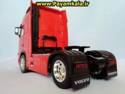 ماکت تریلی ولوو (VOLVO FH12) بزرگ 1:32ساخت WELLY (رنگ قرمز)