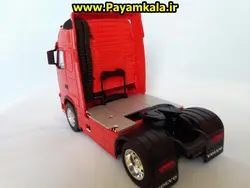 ماکت تریلی ولوو (VOLVO FH12) بزرگ 1:32ساخت WELLY (رنگ قرمز)