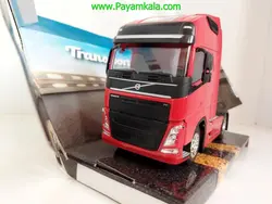 (تک محور) ماکت تریلی ولوو (VOLVO FH) بزرگ 1:32 (WELLY) قرمز