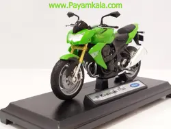 ماکت فلزی موتورسیکلت کاوازاکی (KAWASAKI 07 Z1000 BY WELLY)(1/18)