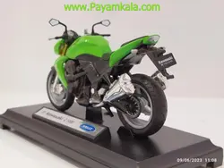 ماکت فلزی موتورسیکلت کاوازاکی (KAWASAKI 07 Z1000 BY WELLY)(1/18)