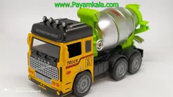 کامیون حمل بتن (W9608) زرد | پیام کالا بزرگترین فروشنده انواع اسباب بازی
