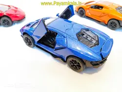(جعبه دار) ماکت لایکن هایپر اسپرت(LYKAN HYPERSPORT BY JADA) سفید