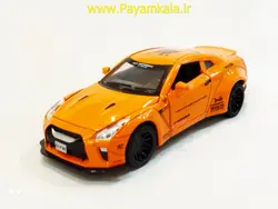 ماکت نیسان (NISSAN GTR MINIAUTO)(3223-12B) اسپرت نارنجی