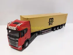 ماکت تریلی اسکانیا کانتینردار (SCANIA-JG2606) | خرید اینترنتی با قیمت ارزان