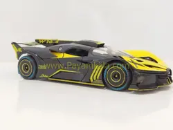 (دودزا) ماکت بوگاتی بولاید (BUGATTI 1.24 CHEZHI)(CZ149AD) زرد