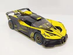 (دودزا) ماکت بوگاتی بولاید (BUGATTI 1.24 CHEZHI)(CZ149AD) زرد
