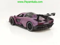 ماشین فلزی مک لارن سنا (MCLAREN SENNA)(NEWAO 1:32) بنفش