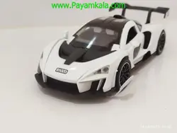 ماشین فلزی مک لارن سنا (MCLAREN SENNA)(NEWAO 1:32) سفید