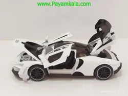 ماشین فلزی مک لارن سنا (MCLAREN SENNA)(NEWAO 1:32) سفید
