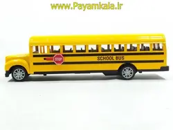 ماکت فلزی اتوبوس مدرسه (TIANDU- F1129-2) زرد