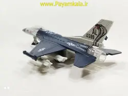 هواپیما جنگنده F-16 صدادار-چراغدار فلزی دربازشو عقب کش طرح 12
