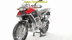 (سایز بزرگ) ماکت فلزی موتورسیکلت ب ام و (1/12)( BMW R 1200 GS BY MAISTO )