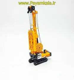 ماکت فلزی ماشین حفرچاه قرقره ای (TRENCHING MACHINE BY KDW)(1:64) زرد