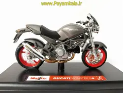 ماکت فلزی موتورسیکلت دوکاتی (DUCATI MONSTER S4 BY MAISTO)(1/18)