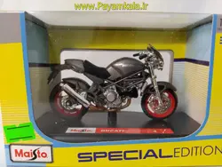 ماکت فلزی موتورسیکلت دوکاتی (DUCATI MONSTER S4 BY MAISTO)(1/18)