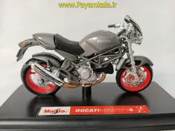ماکت فلزی موتورسیکلت دوکاتی (DUCATI MONSTER S4 BY MAISTO)(1/18)