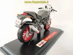 ماکت فلزی موتورسیکلت دوکاتی (DUCATI MONSTER S4 BY MAISTO)(1/18)