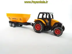 ماکت تراکتور فلزی + حمل ماسه (JIN TAI) فروشگاه پیام کالا فروشنده انواع ماکت فلزی