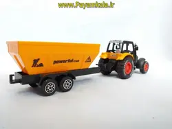 ماکت تراکتور فلزی + حمل ماسه (JIN TAI) فروشگاه پیام کالا فروشنده انواع ماکت فلزی