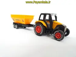 ماکت تراکتور فلزی + حمل ماسه (JIN TAI) فروشگاه پیام کالا فروشنده انواع ماکت فلزی