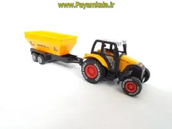 ماکت تراکتور فلزی + حمل ماسه (JIN TAI) فروشگاه پیام کالا فروشنده انواع ماکت فلزی