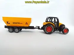 ماکت تراکتور فلزی + حمل ماسه (JIN TAI) فروشگاه پیام کالا فروشنده انواع ماکت فلزی