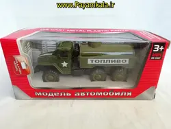 ماکت ماشین فلزی قدرتی کامیون تانکر نظامی روسی جعبه دار ر خرید اینترنتی اسباب بازی