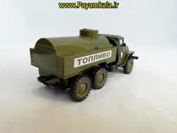 ماکت ماشین فلزی قدرتی کامیون تانکر نظامی روسی جعبه دار ر خرید اینترنتی اسباب بازی