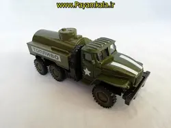 ماکت ماشین فلزی قدرتی کامیون تانکر نظامی روسی جعبه دار ر خرید اینترنتی اسباب بازی