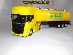 (ترانزیت) ماکت تریلی اسکانیا (SCANIA V8 R730) سایز 1:64 ساخت WELLY