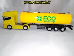 (ترانزیت) ماکت تریلی اسکانیا (SCANIA V8 R730) سایز 1:64 ساخت WELLY