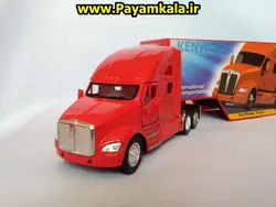 ماکت تریلی کنورث (Kenworth T700) با کانتینر رنگ قرمز