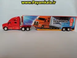 ماکت تریلی کنورث (Kenworth T700) با کانتینر رنگ قرمز