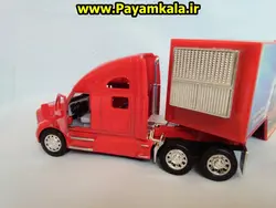 ماکت تریلی کنورث (Kenworth T700) با کانتینر رنگ قرمز