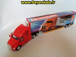 ماکت تریلی کنورث (Kenworth T700) با کانتینر رنگ قرمز