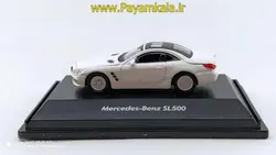 ماکت مینیاتوری بنز (1:87)(MERCEDES-BENZ SL500 BY WELLY) سفید