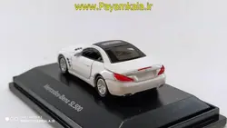 ماکت مینیاتوری بنز (1:87)(MERCEDES-BENZ SL500 BY WELLY) سفید