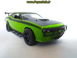 (جعبه دار) ماکت دوج  (DODGE CHALLENGER SRT8 BY JADA) سبز