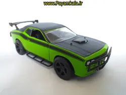 (جعبه دار) ماکت دوج  (DODGE CHALLENGER SRT8 BY JADA) سبز