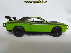 (جعبه دار) ماکت دوج  (DODGE CHALLENGER SRT8 BY JADA) سبز