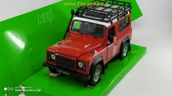 ماکت فلزی لندرور دیفندر (1:24) (LAND ROVER DEFENDER BY WELLY) قرمز