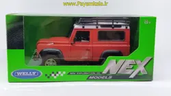 ماکت فلزی لندرور دیفندر (1:24) (LAND ROVER DEFENDER BY WELLY) قرمز