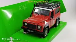 ماکت فلزی لندرور دیفندر (1:24) (LAND ROVER DEFENDER BY WELLY) قرمز