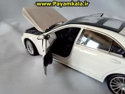 ماکت فلزی اسباب بازی مرسدس بنز S-Class بزرگ (1:24)(MERCEDES-BENZ S-CLASS) ساخت WELLY سفید