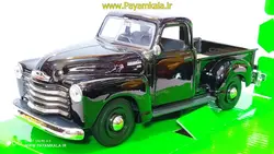 ماکت وانت شورلت 1:24 (CHEVROLET 3100 BY WELLY) مشکی