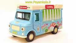 ماشین اسباب بازی کامیون همبرگر(Y66) قرمز فروشگاه اینترنتی پیام کالا
