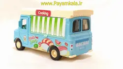 ماشین اسباب بازی کامیون همبرگر(Y66) قرمز فروشگاه اینترنتی پیام کالا